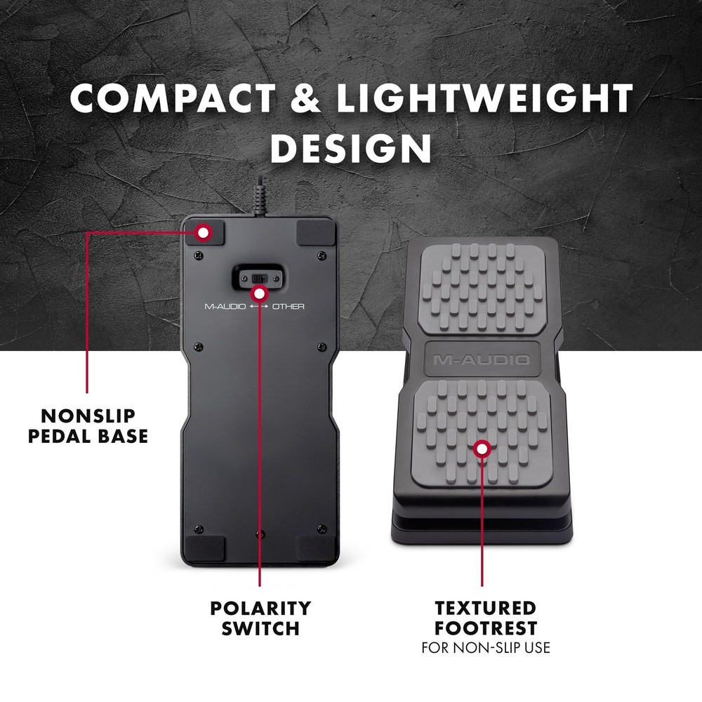 Expression Pedal for Keyboards MIDI Controllers & Guitar Effects