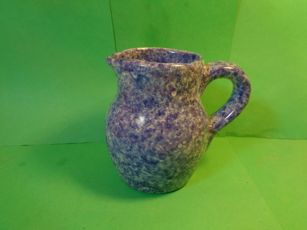 Studio Hand Crafted 4 3/8" Sponge Ware Creamer (Used/EUC)