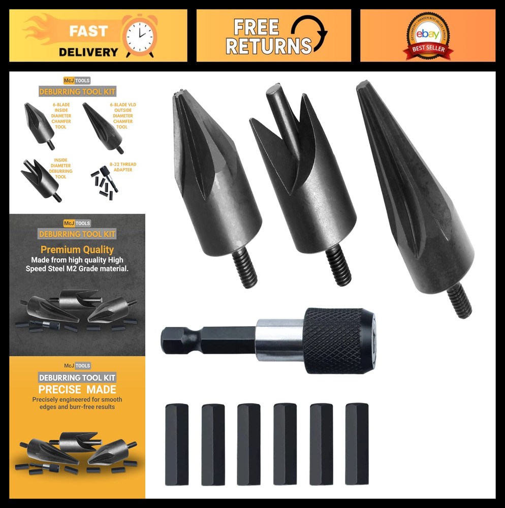 Reloading Chamfer & Deburring Tool Kit for Precision Case Preparation