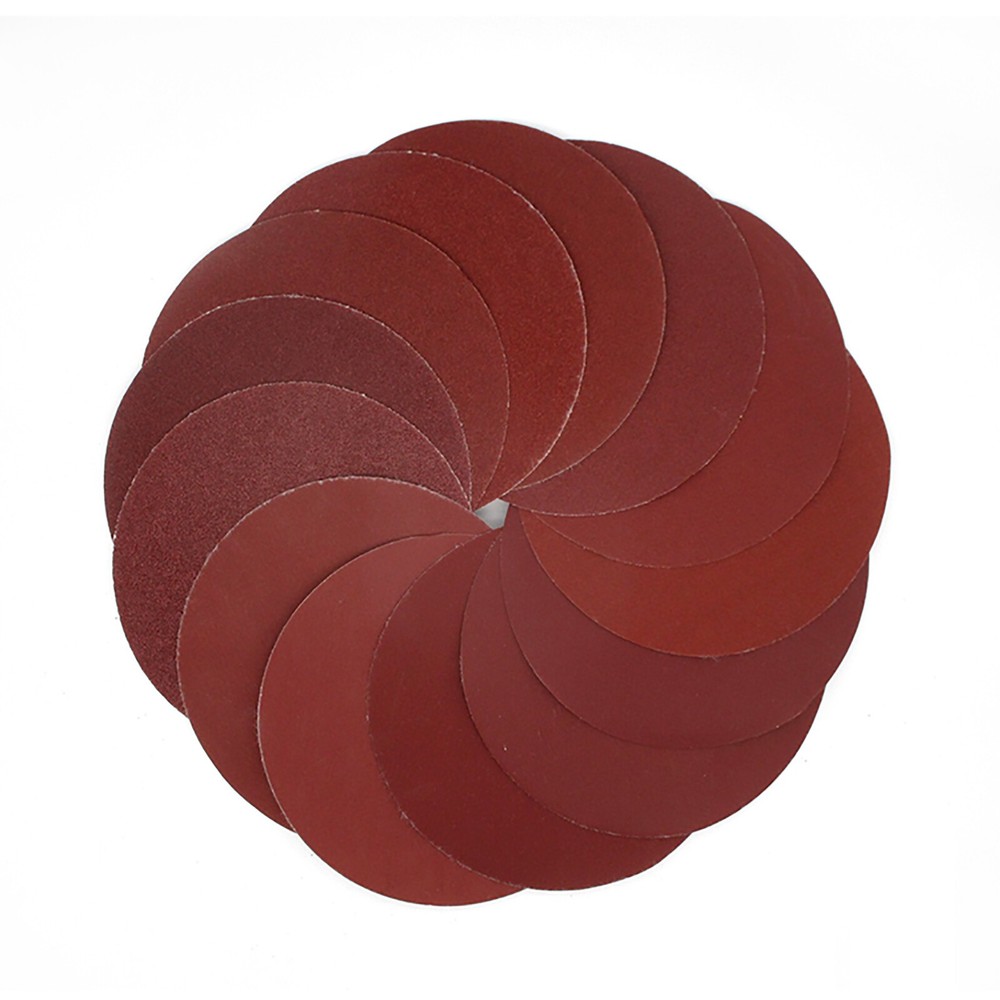 Hook & Loop 125mm 5 inch 5" Sanding Disc Orbital Plain Pad 40 Grit - 2000 Grit