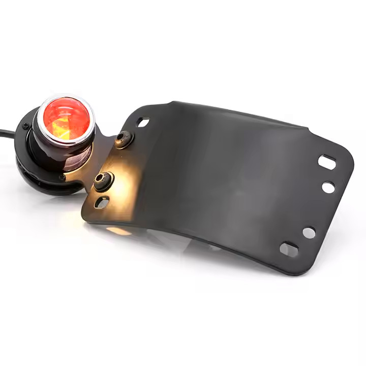 12V Tail light With Universal Number Plate Bracket Miler Style
