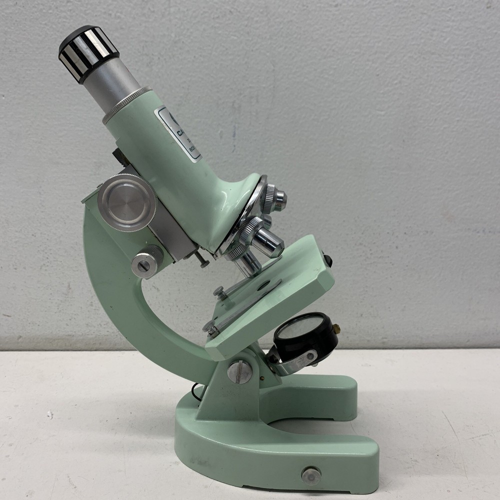 Vintage Cable Microscope 1200x Zoom Non Functioning Plus Slides