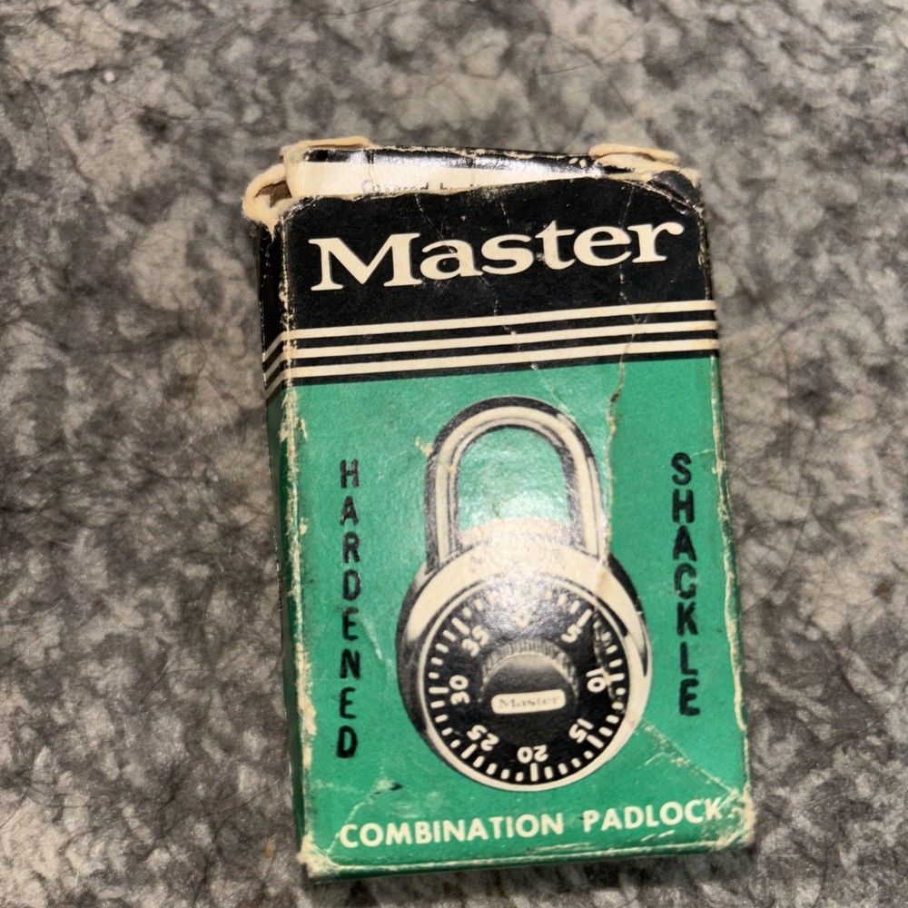 Master Combination Pad Lock 1500 - Vintage Pad Lock With Combination