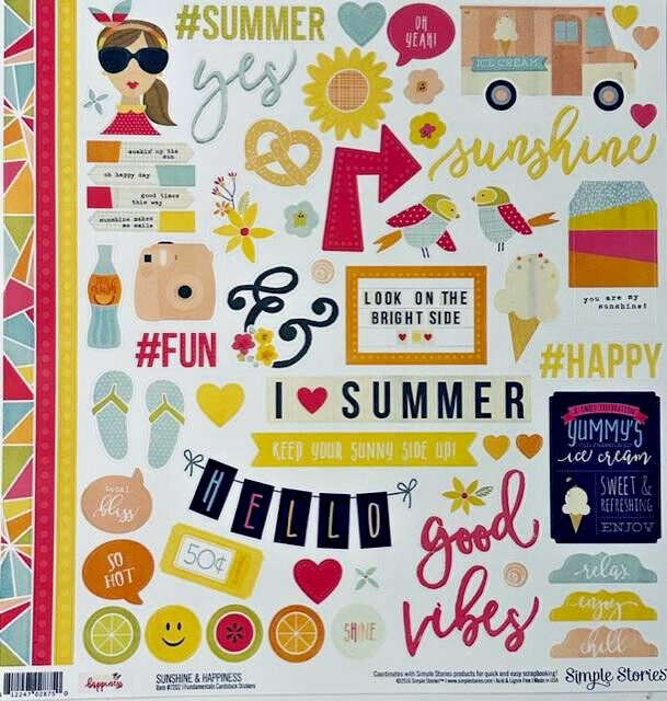 Simple Stories Sticker Sheets (11 sheets) Save 70%