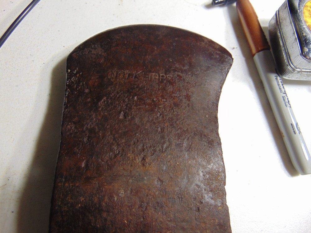 Very Old Double Edged Axe Head "Knot Klipper"