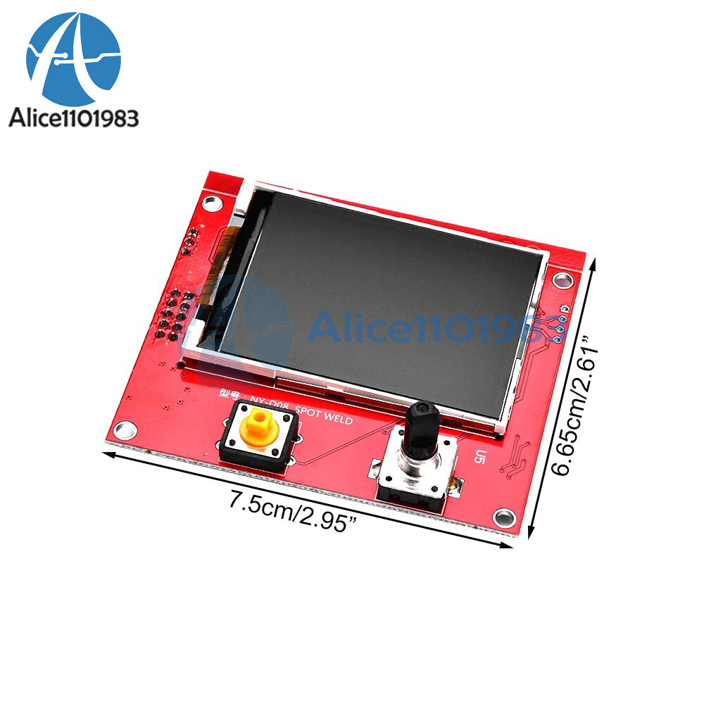 NY-D08 100A Color LCD Spot Welding Machine Control Board Panel Controller Welder