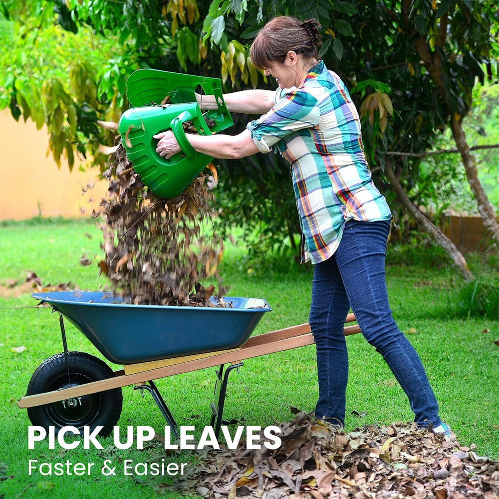 Large Leaf Scoops Hand Held Rakes Leaf Claws For Lawn Grass Cleanup 1 Pair