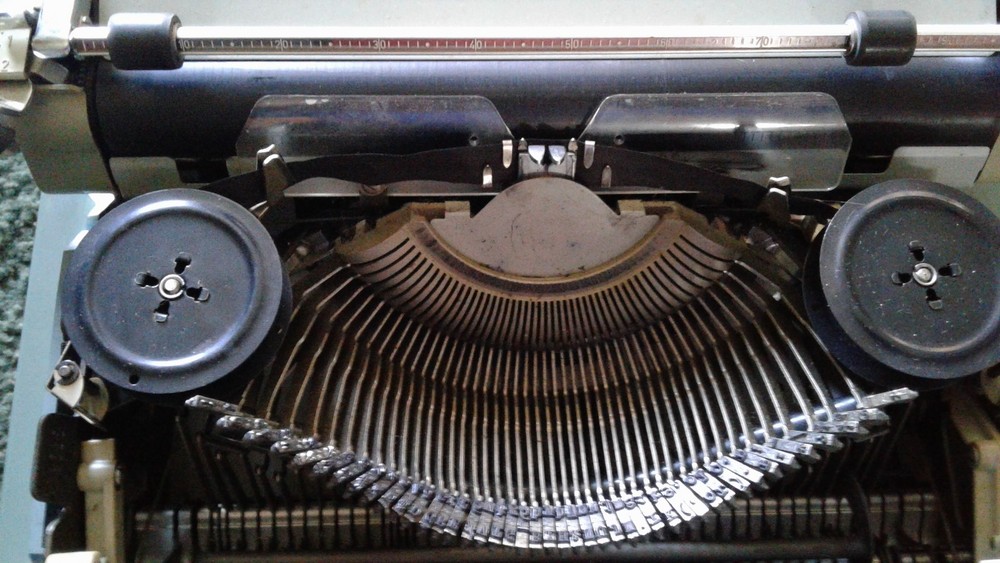 Hermes Typewriter with case and key