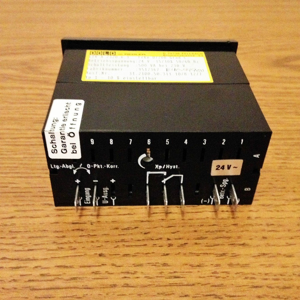 DOLD ETR-A 2320.6.3 24VAC TEMPERATURE CONTROLLER