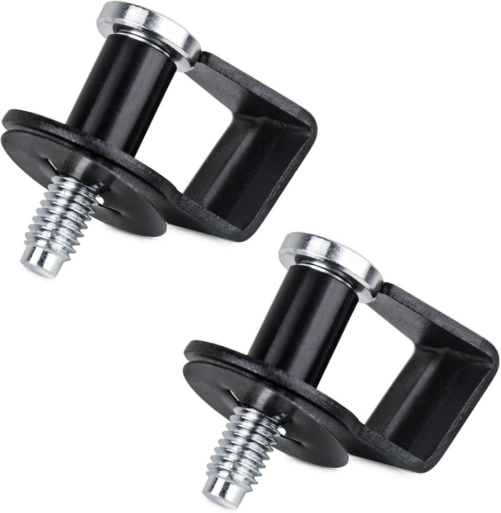 2 Pack Door Striker Bolts Set Includes Bushing Compatible with Black