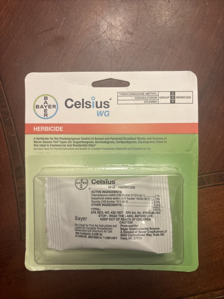 Celsius WG - Single dose 0.226 oz Easy Mix Packet - Post Emerge Weed Control