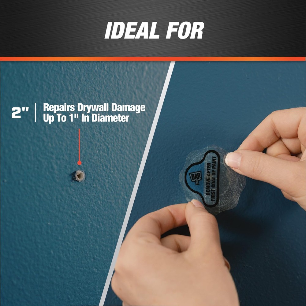 DAP Eclipse Rapid 2 in Wall Repair Patch, 4 Pack