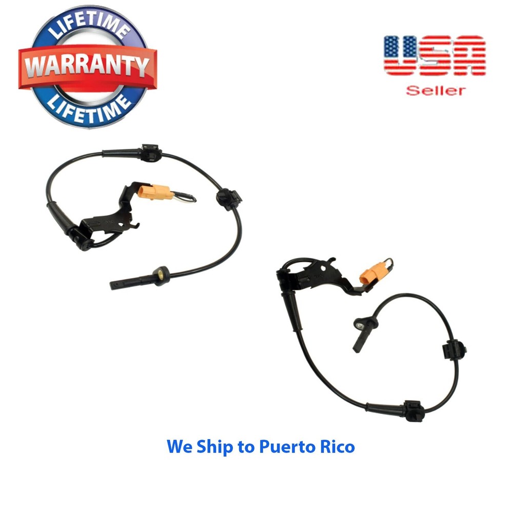 Set 2 ABS Wheel Speed Sensor Front Left-Right Fit 2003-2011 Honda Element 2.4L