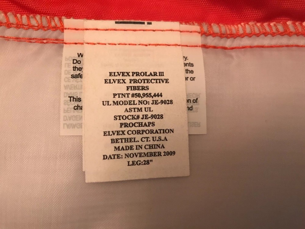 ELVEX ProChaps 28”