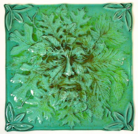 Greenman Texture - Glass Fusing Mold