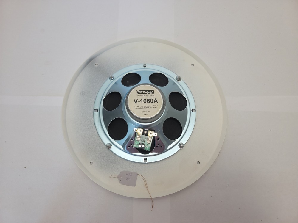 Valcom V-1060A Talkback Ceiling Speaker 8"