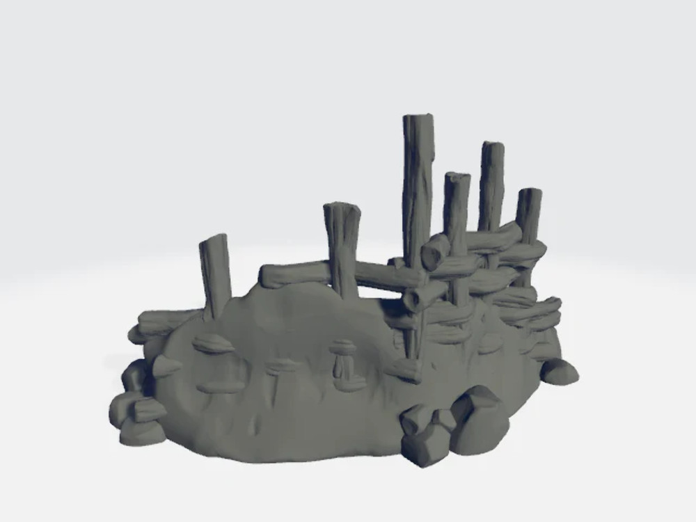 StoneAxe Miniatures - Fence #4