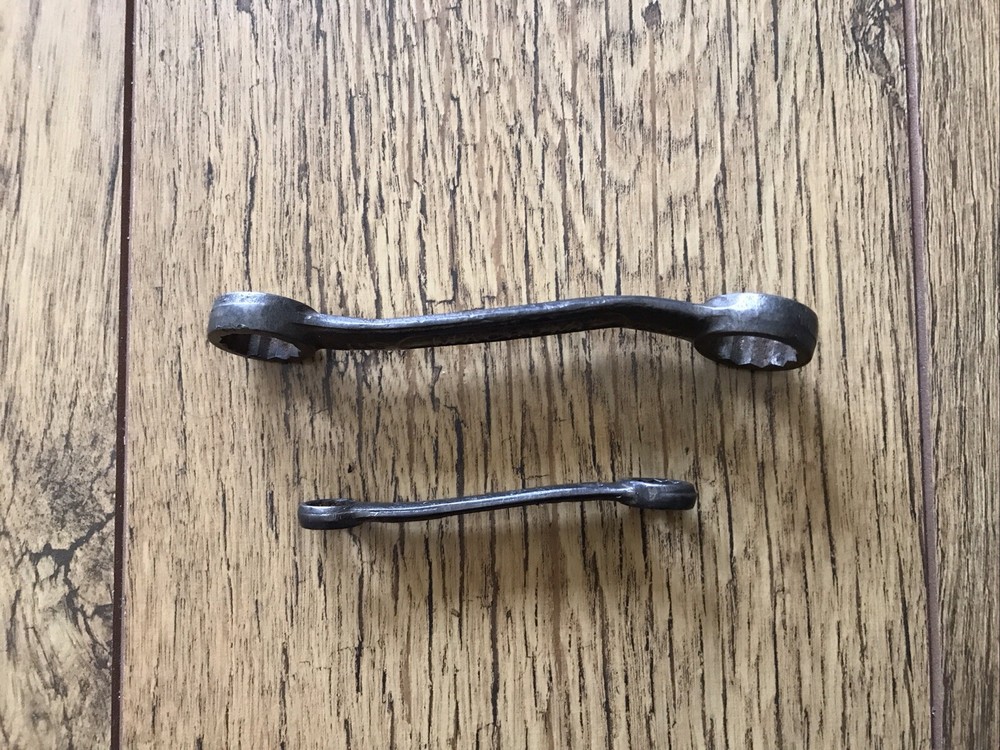 2 Vintage Macrome Short Ring Spanners AF.