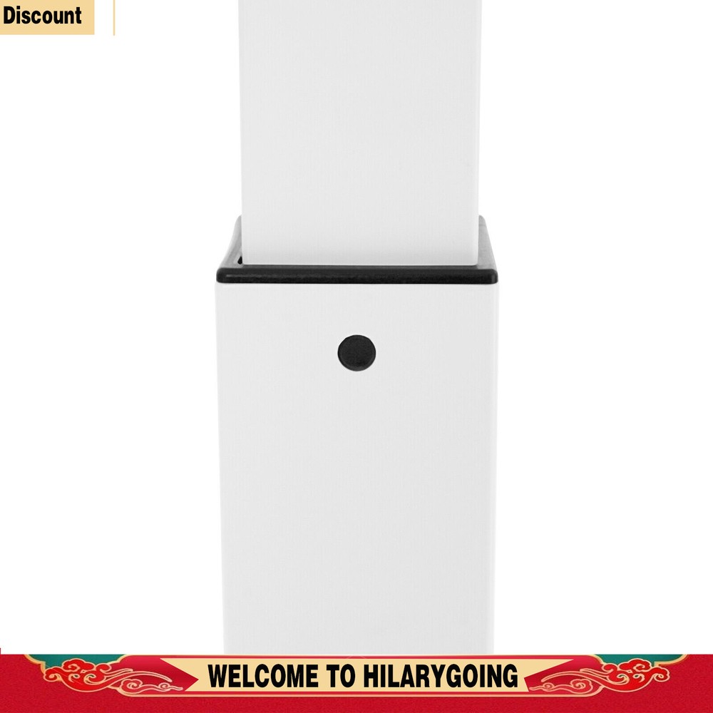 Adjustable 10°-30° Rolling Podium Desk Standing Lifting Computer Desk White