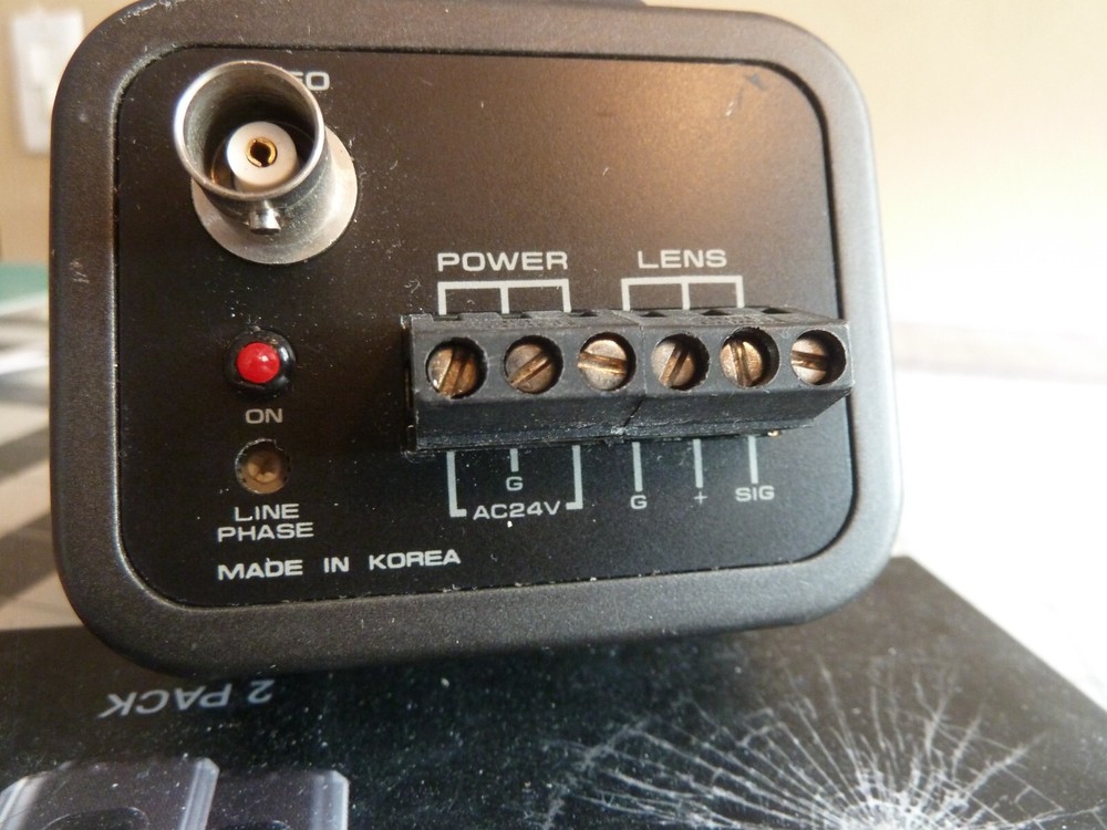 PSA CCD-324A Monochrome CCD Camera Electronic Iris & Shutter - READ NOTES BELOW