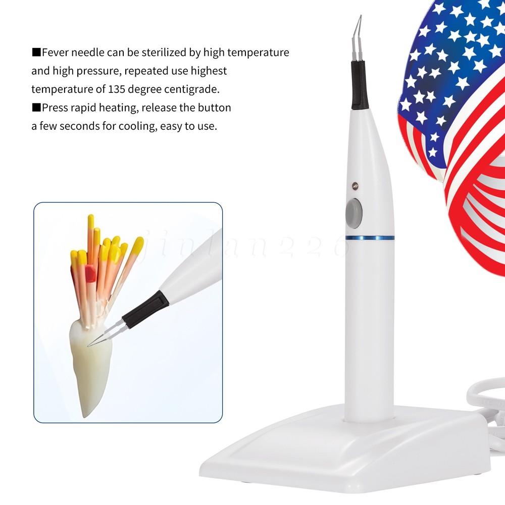 Dental Gutta Percha-points Cutter Teeth Tooth Gum Cutting Machine with 4 Tips US