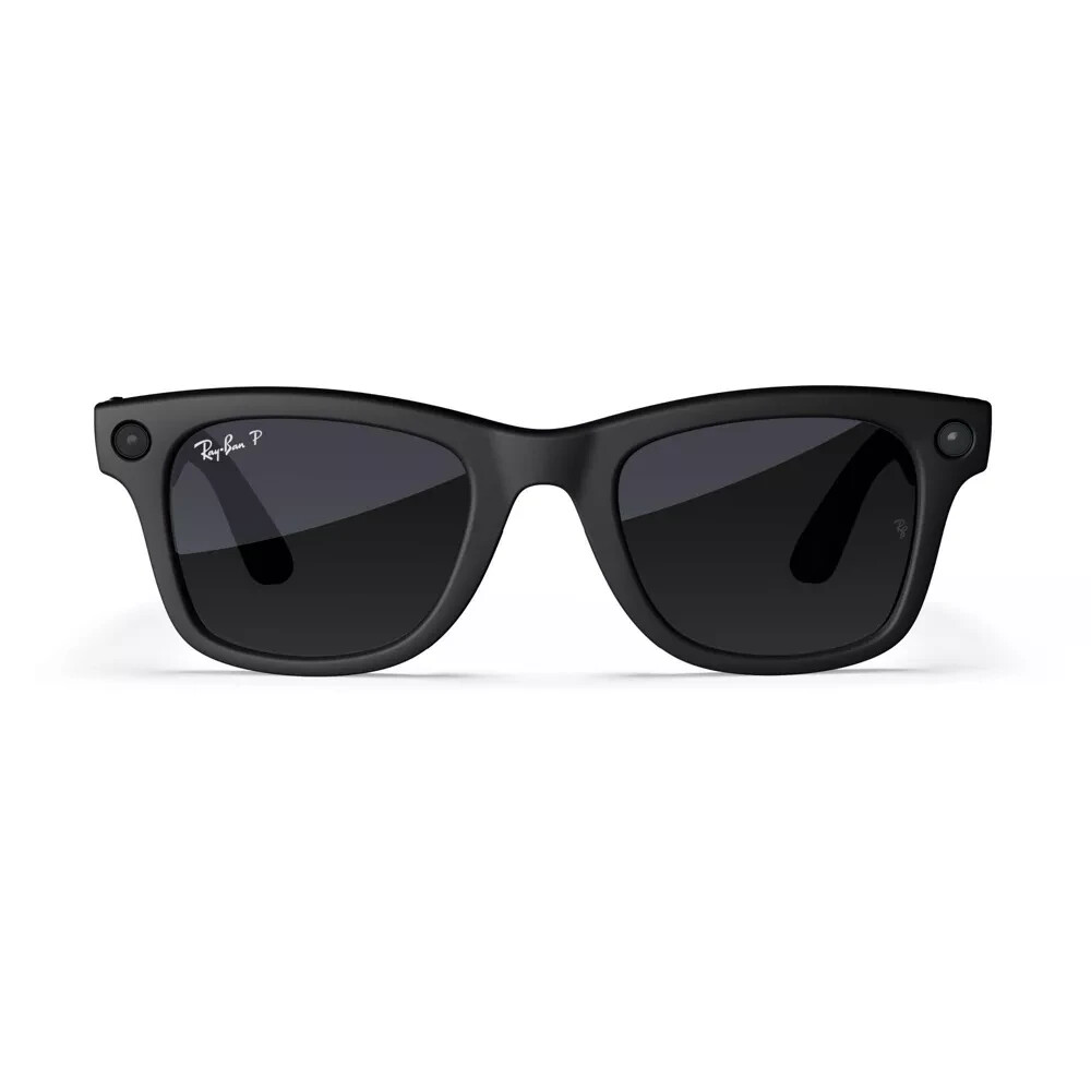 Ray-Ban Meta Wayfarer - LARGE - Matte Black / Gradient Graphite Polarized