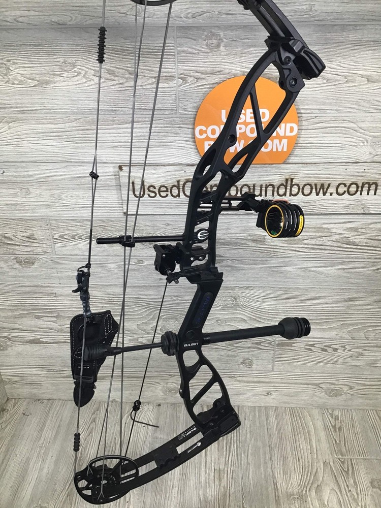 Elite Basin LH Black 20-70lbs Bow Pkg