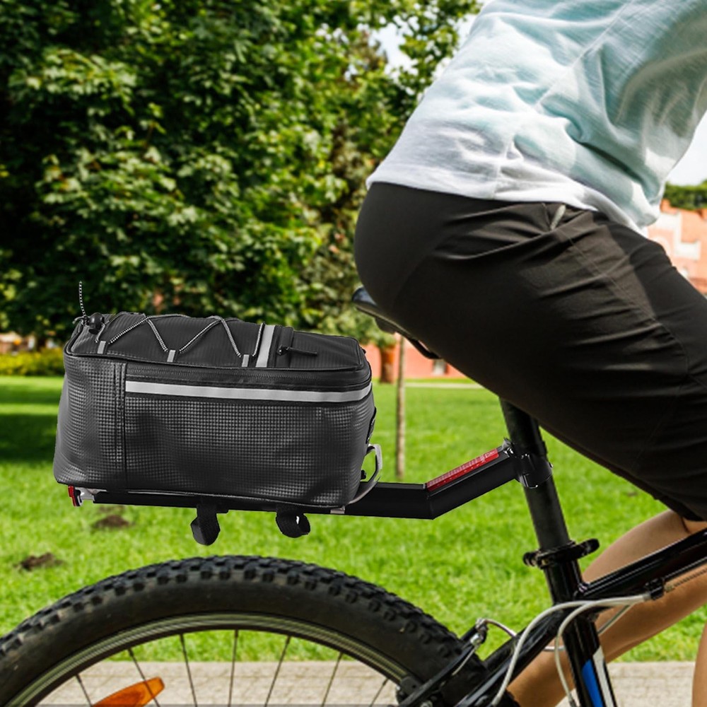 Quick Release Rear Rack | Bike Cargo Rack With Light Universal Adjustable Rack