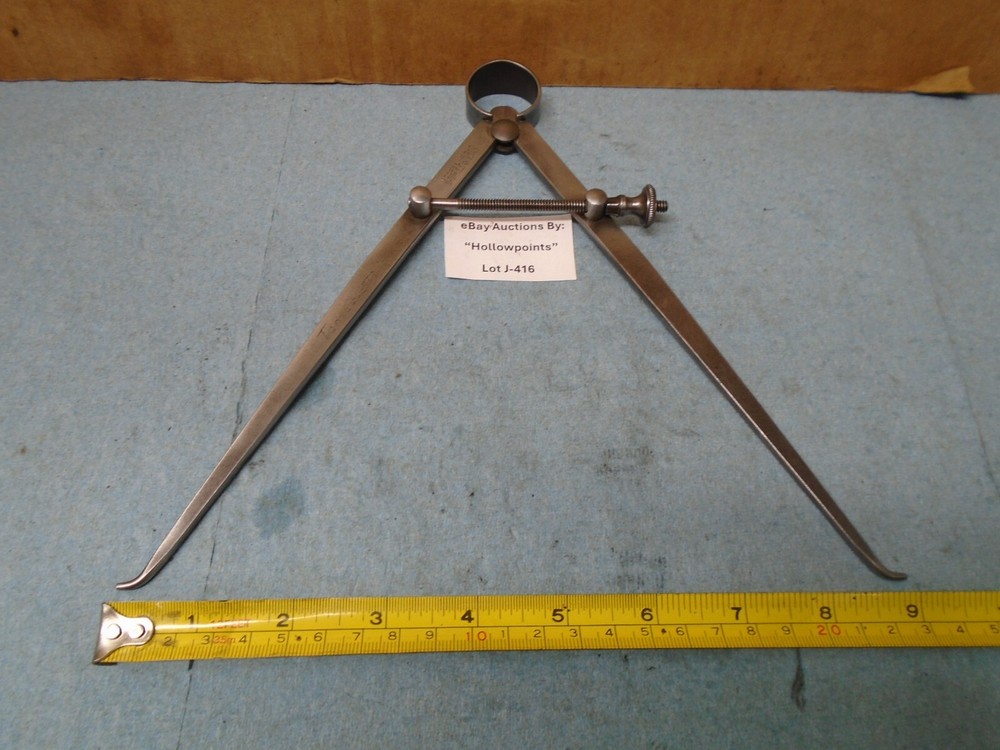 Moore & Wright England Spring Type Inside Calipers 8" Size for Machinist J416