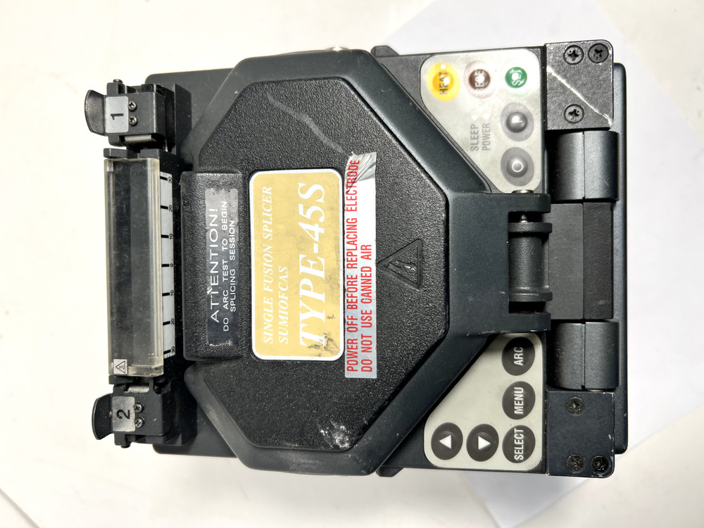 Sumitomo Type-45S Fusion Splicer - No Battery Cell / Power Source - USED - NICE!