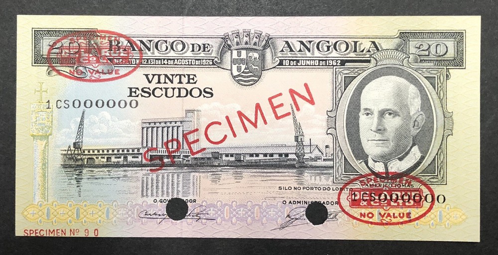 Angola Banknote Specimen P92s