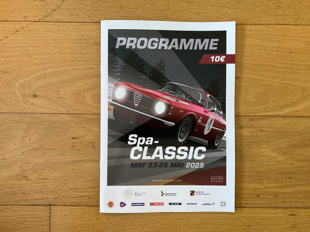Spa Classic 2025 Peter Auto Official Programme - Mint