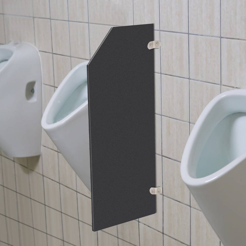 Bevel Angle Urinal Partition Panel Wall Mounted Urinal Screen Toilet Partition