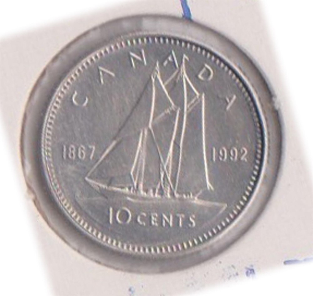 (H205-155) 1992 Canada 10c coin (FD)