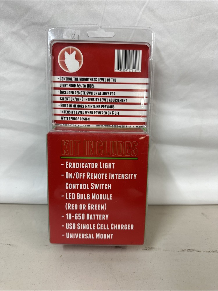 Predator Tactics Red Light 275 Yards