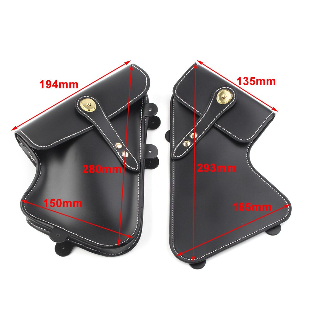 MotorcyclemaintenanceframesidestoolbagretroleatherforBMWRnineTsilver-