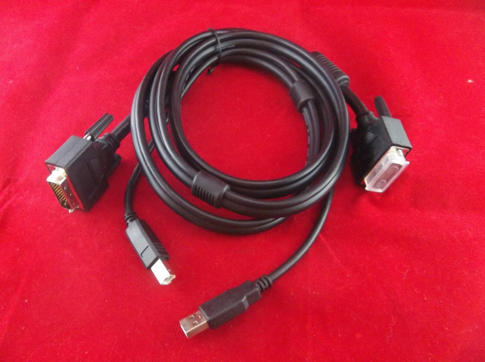 Connect Pro SDU-06D 6FT USB + DVI-D KVM Switch 25 Pin Computer Cable