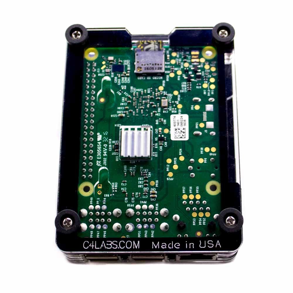Zebra Classic Interior Fan Case – Raspberry Pi 3 B+ ~ Color Options