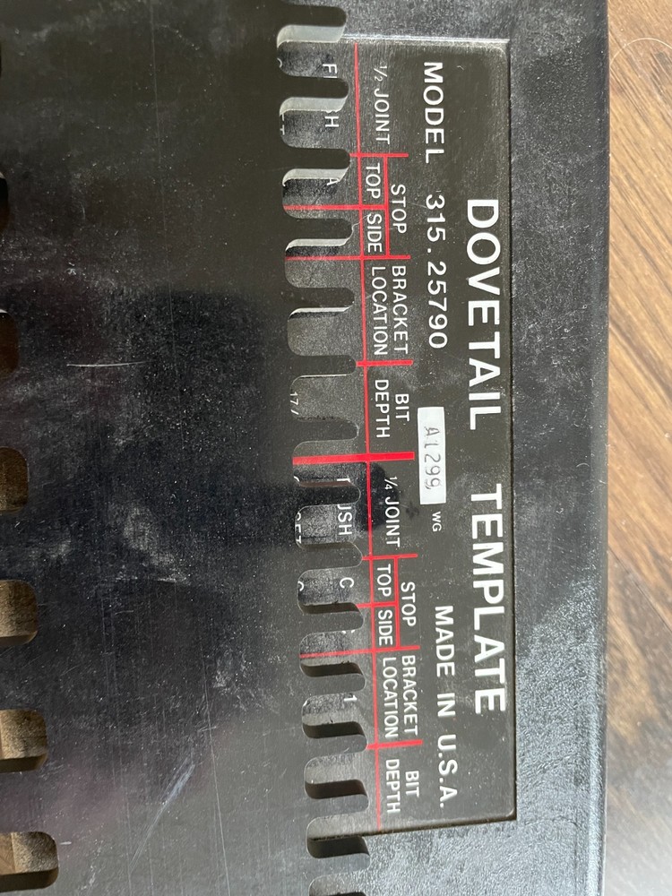 Dovetail Template