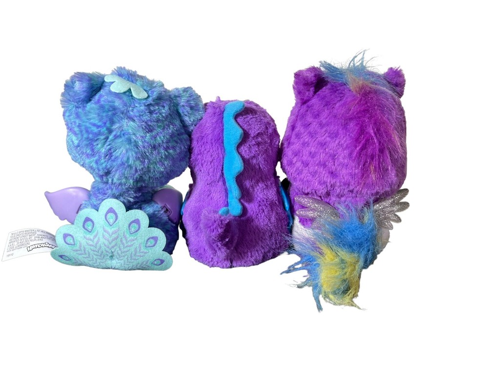 Lot Of 3 Spin Master Interactive Hatchimals 6 Inch Two Untested Adorable