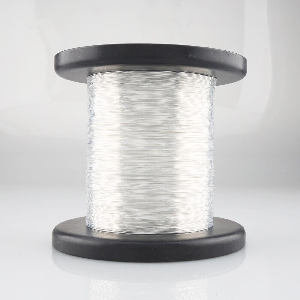 Solid Pure Silver with PTFE Analogue Audio Speaker Cable HiFi Interconnect Wire