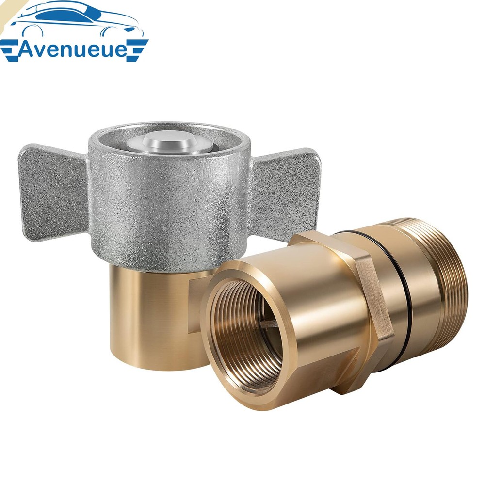 1-1/2" Wet-line Wing Nut Hydraulic Coupler for Live Bed/dump Trailer Systems