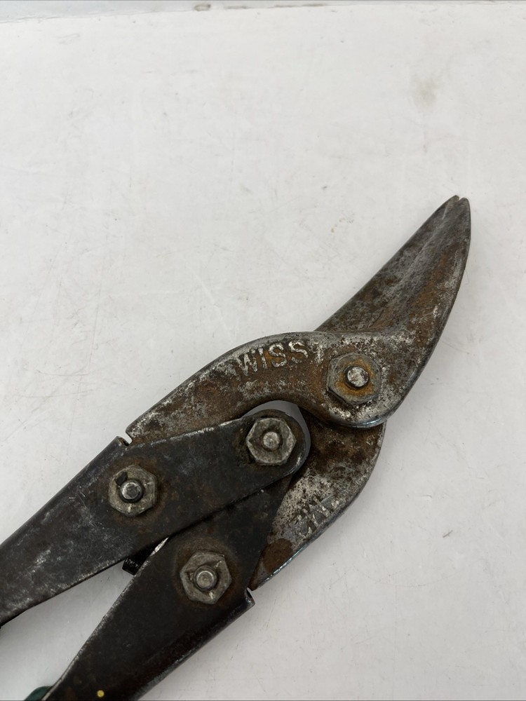 Wiss Pipe And Duct Cutter Tin Snips M2 Green Handle
