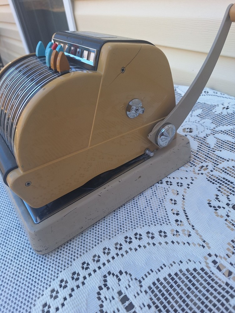 Vintage Check Protector (Check Writer) — Fully Functional