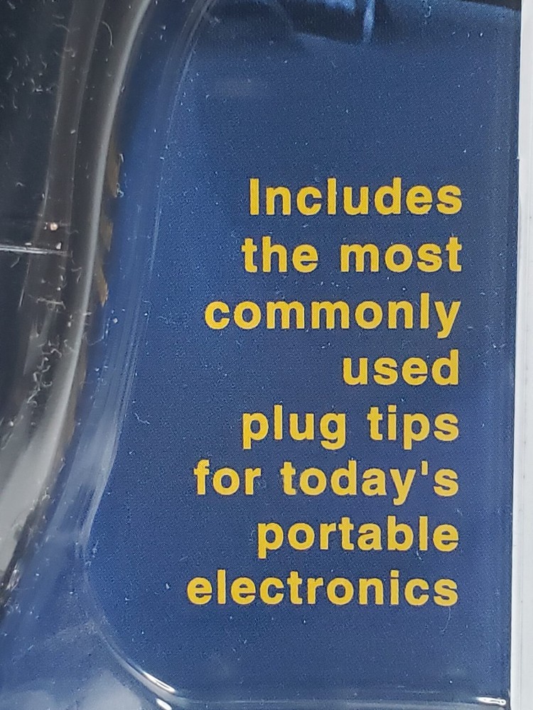 DC 12V 1000mA Car Power Adapter Cigarette Lighter Socket Plug With 6 Tips