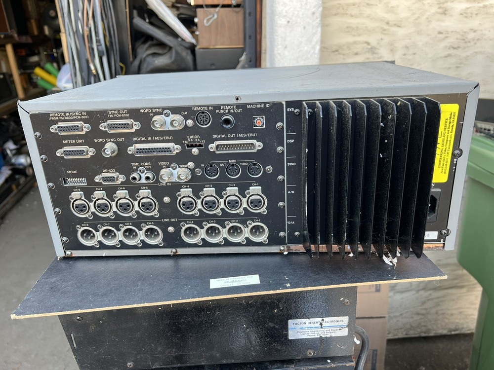 SONY PCM-800 DIGITAL AUDIO RECORDER