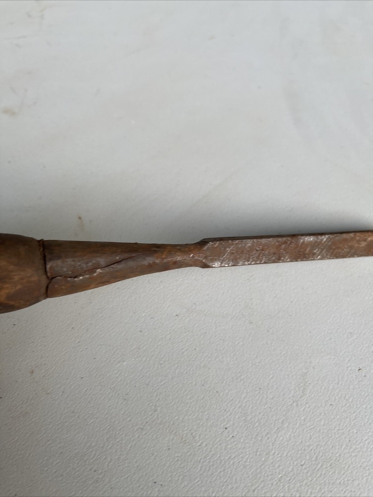 Vintage Hexagon Wooden Handle Chisel