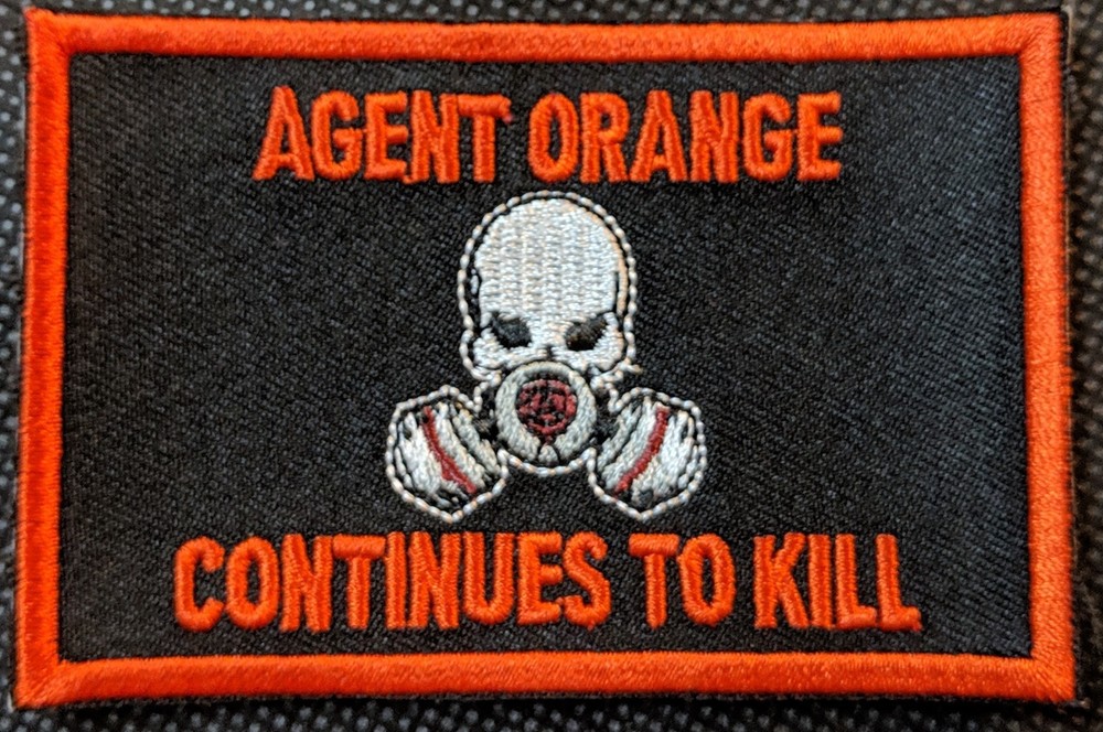 Agent Orange Awareness Embroidered Biker Patch