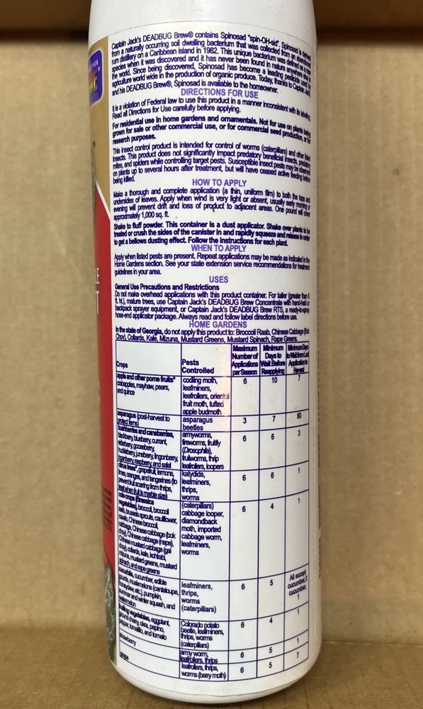 Bonide 1 Lb Captain Jack Dead Bug Dust Ready-to-Use