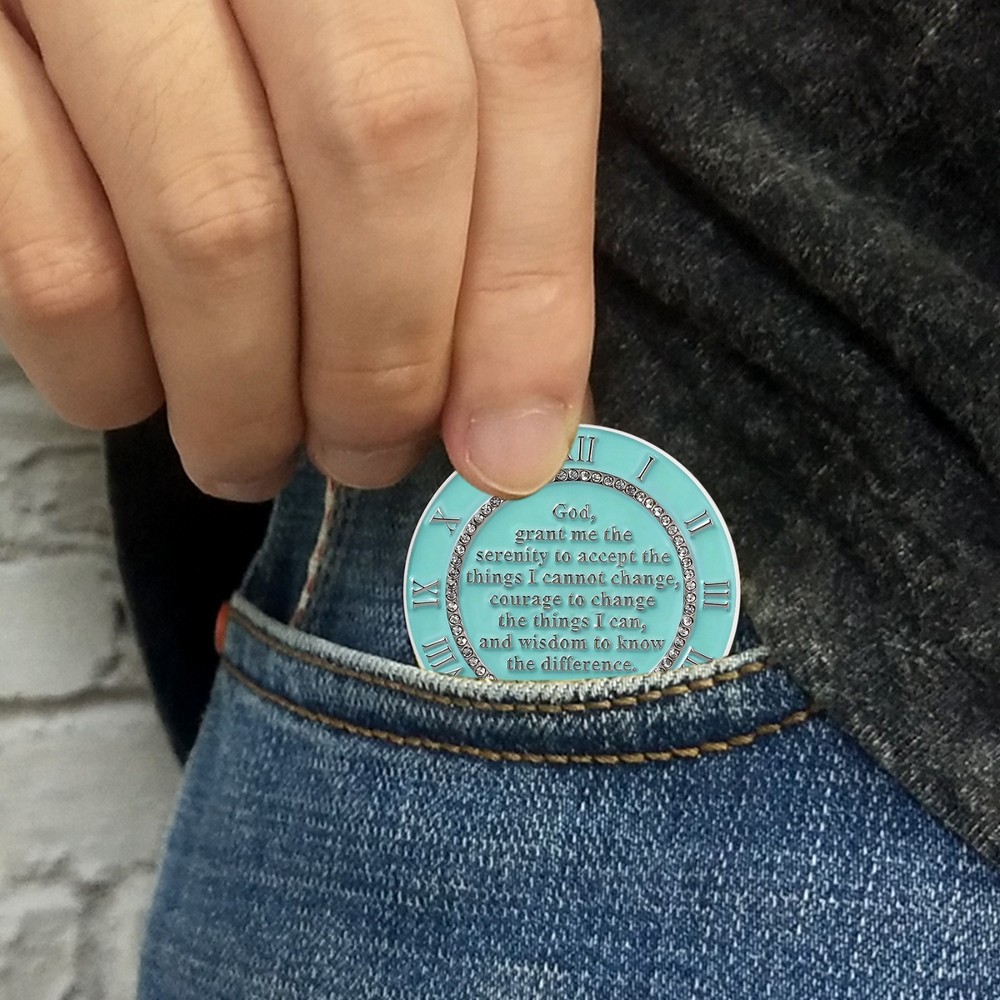 3 Year Sobriety Coin AA Chips Medallion Alcoholics Anonymous Three Years Sober